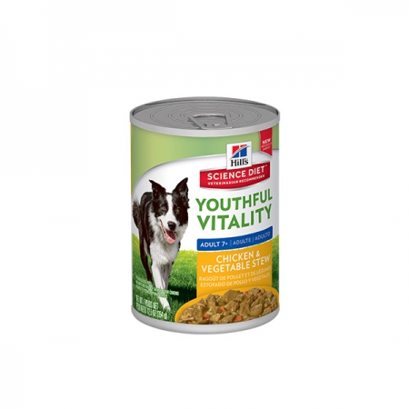 Hill's Science Diet Youthful Vitality 7+ lata Chicken & Vegetables X 13 OZ(AGOTADO)