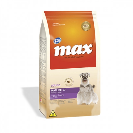 MAX PROFESSIONAL LINE Adulto Mature +7 Pollo y Arroz perro X 2 KG