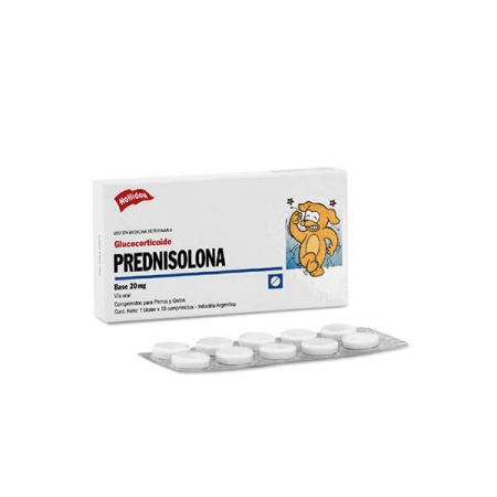 Prednisolona 20 mg X 10 TABLETAS
