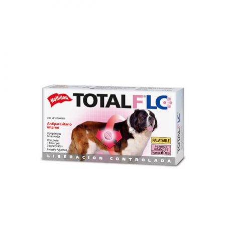 Total F LC Perros Grandes (rosada) X 1 TABLETA