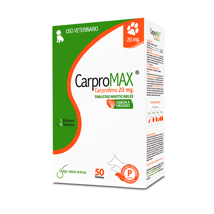 Carpromax 20 mg x 10 tabletas