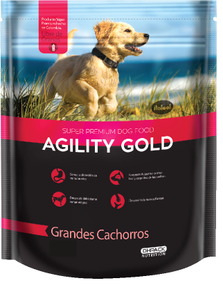 AGILITY GOLD GRANDES CACHORROS X 3 KG