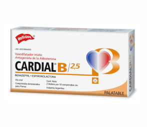 Cardial B 2,5 MG x 20 comprimidos