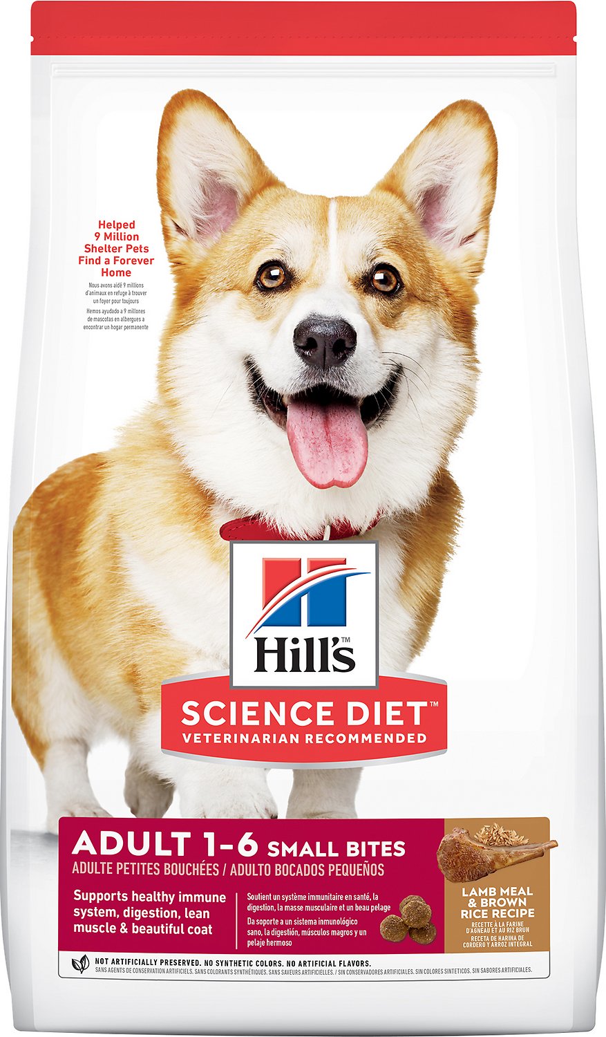 Hill's Science Diet Adult Advanced Fitness Small Bites Lamb Meal & Rice Recipe X 4,5 LB(AGOTADO)