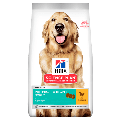 Hill's Science Diet Perfect Weight Vegetable & Chicken perro X 4 LB
