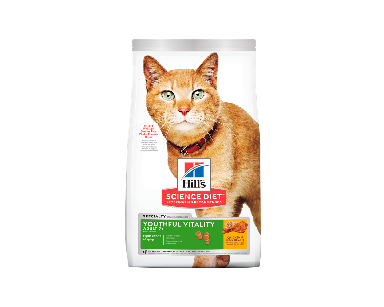 Hill's Science Diet Youthful Vitality gato 7+  3 lb