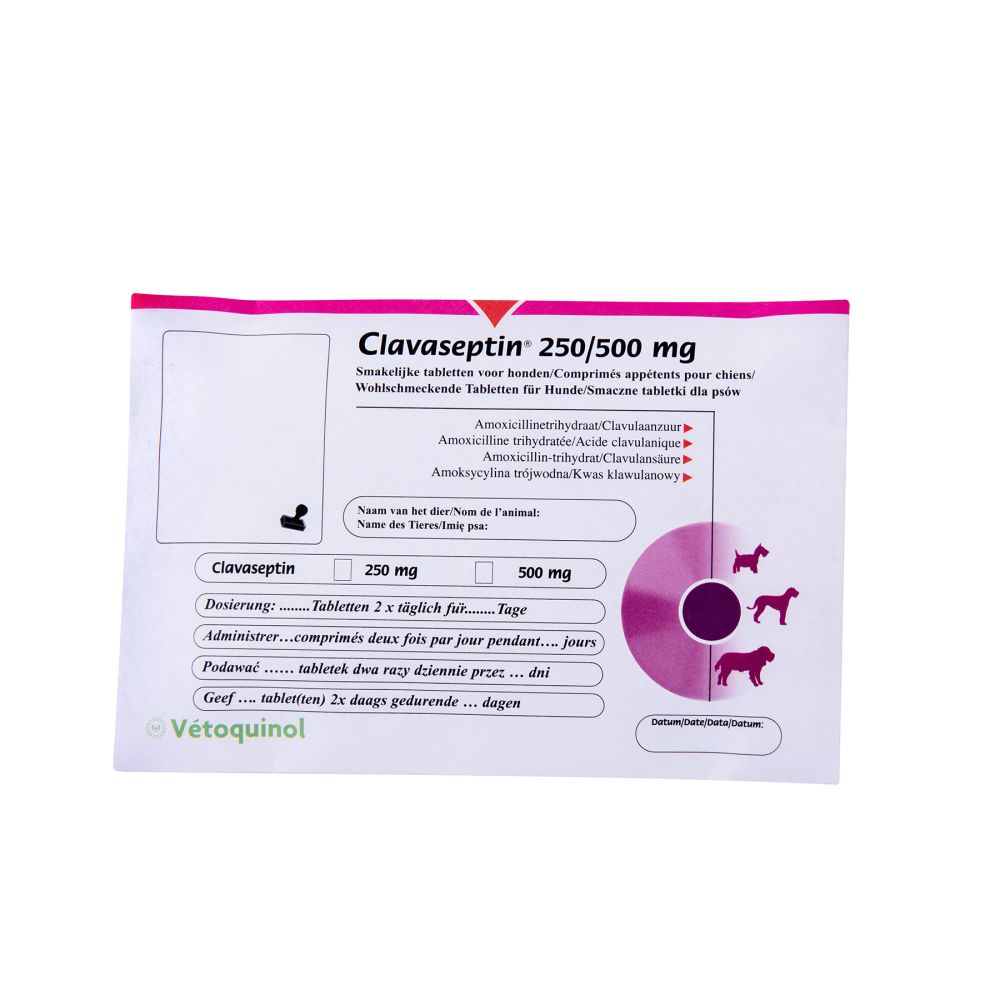 CLAVASEPTIN 250/500 mg X TABLETA