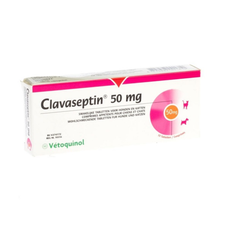 CLAVASEPTIN 50 mg X TABLETA