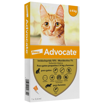 advocate gatos hasta 4 kg