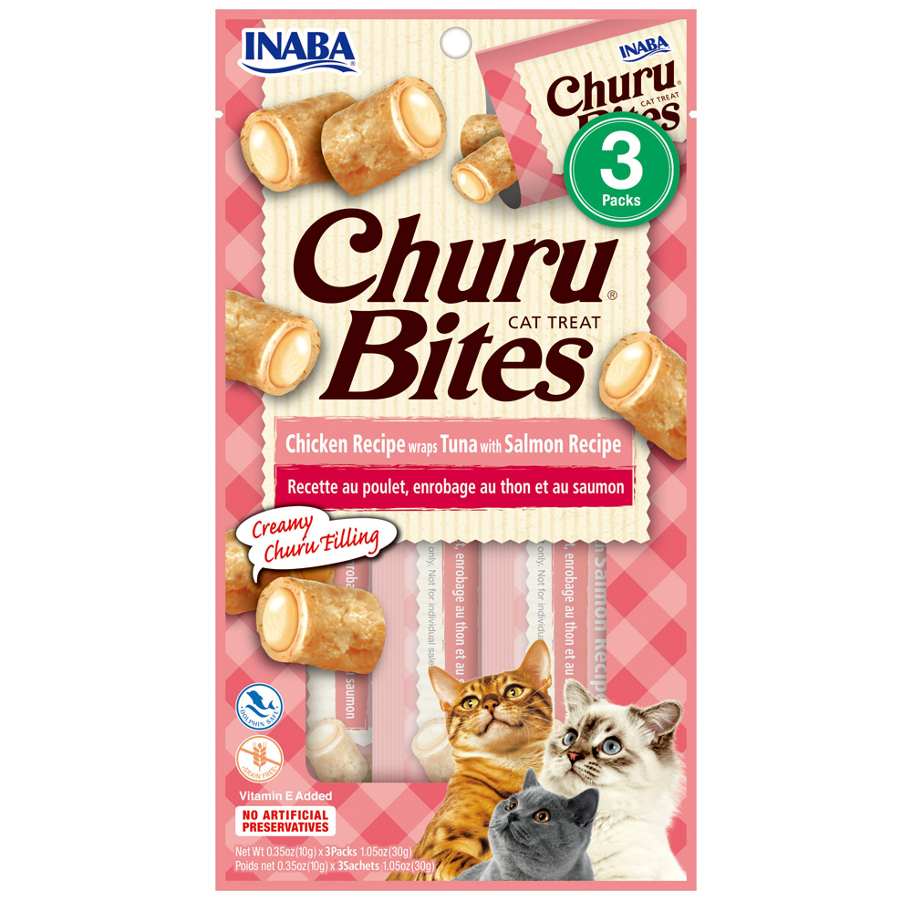 churu bites chicken recipe wraps tuna with salmon  recipe x 3 unidades 30 g