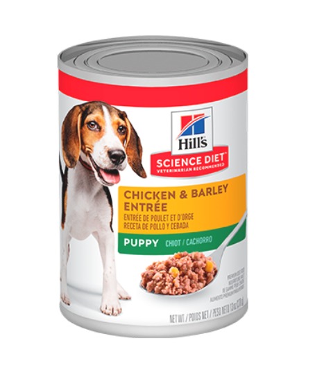Hill's Science Diet Puppy Chicken & Barley Entrée lata X 13 OZ