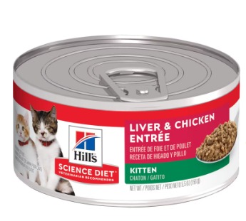 Hill's Science Diet Kitten Liver & Chicken lata X 5,5 OZ