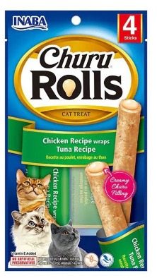 CHURU FEL ROLLS CHICKEN RECIPE WRAPS TUNA X 40G 731