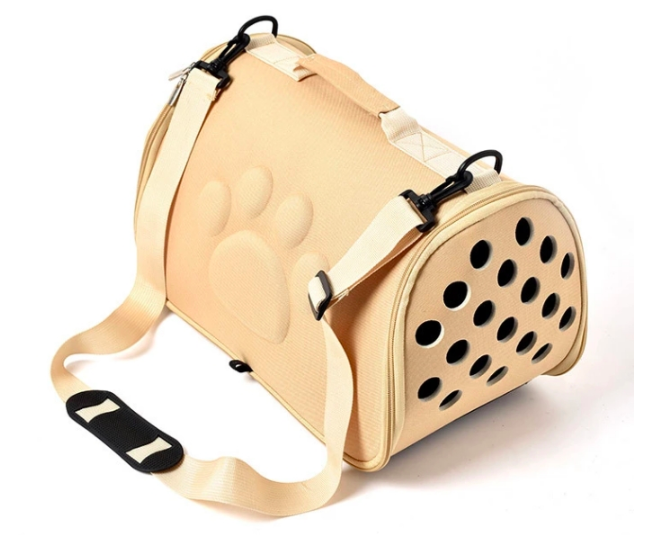 BOLSO PLEGABLE HUELLITA PB21 BEIGE L
