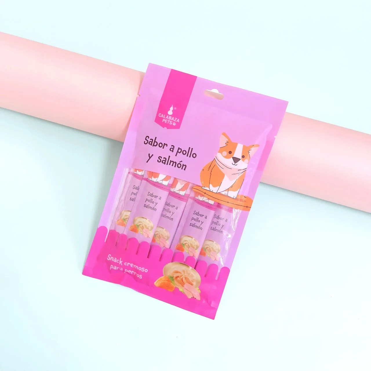 SNACK CREMOSO PARA PERROS SALMON PS02-D