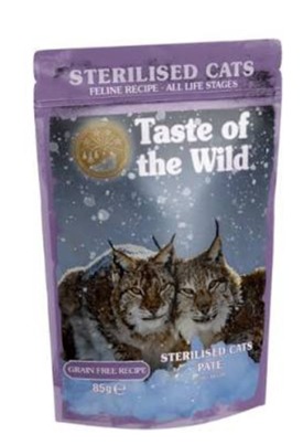 TASTE OF THE WILD FEL STERILISED POUCHE X 85GR